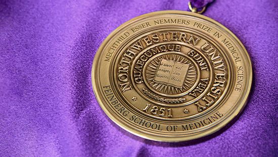 The Nemmers Prize medal
