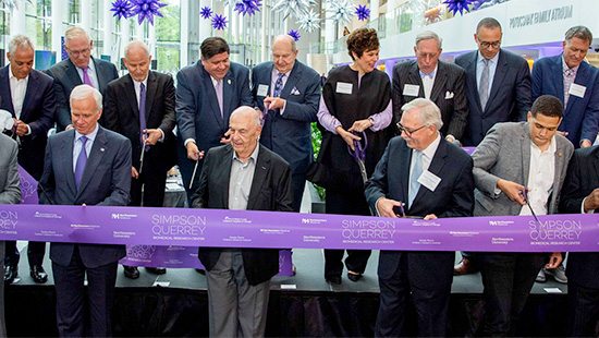 The June 17, 2019 dedication of the Louis A. Simpson and Kimberly K. Querrey Biomedical Research Center marked the official opening of the largest new research building in the United States. 