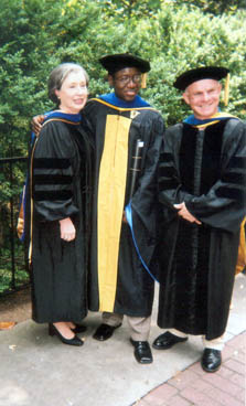 Emmanuel Bessay at his graduation from Vanderbilt