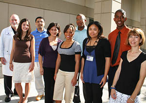 Students in summer research program CURE