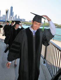 Graduates at Navy Pier