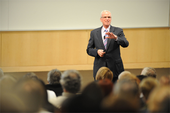 Dean Harrison Presents Northwestern Medicine Initiative
