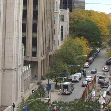 Looking eastbound on Superior St.