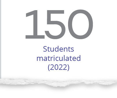 150 student matriculated (2022)