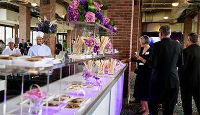 The food at a Feinberg event