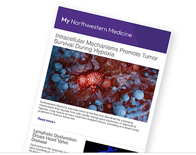 My Northwestern Medicine Newsletter Cover