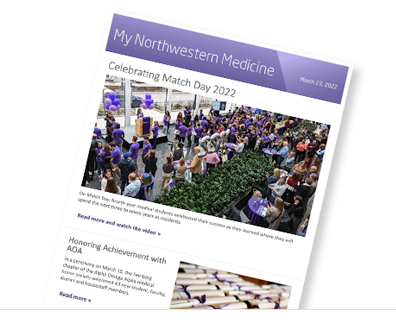 My Northwestern Medicine Newsletter Cover