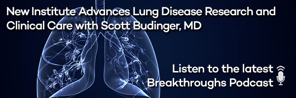 New Institute Advances Lung Disease Research and Clinical Care with Scott Budinger, MD