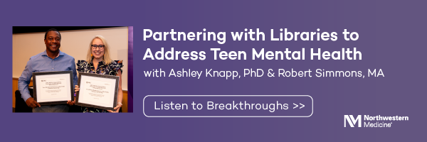 artnering with Libraries to Address Teen Mental Health with Ashley Knapp, PhD and Robert Simmons, MA