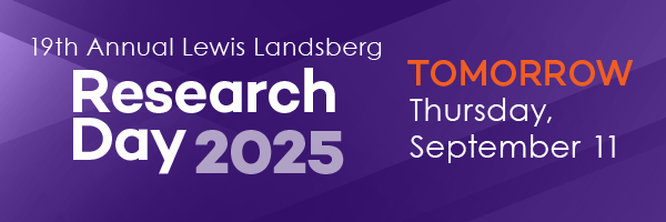 Research Day is tomorrow, September 11!