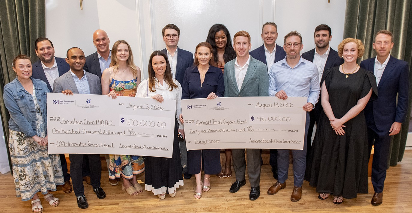 Associate Board of Lurie Cancer Center group photo 2026