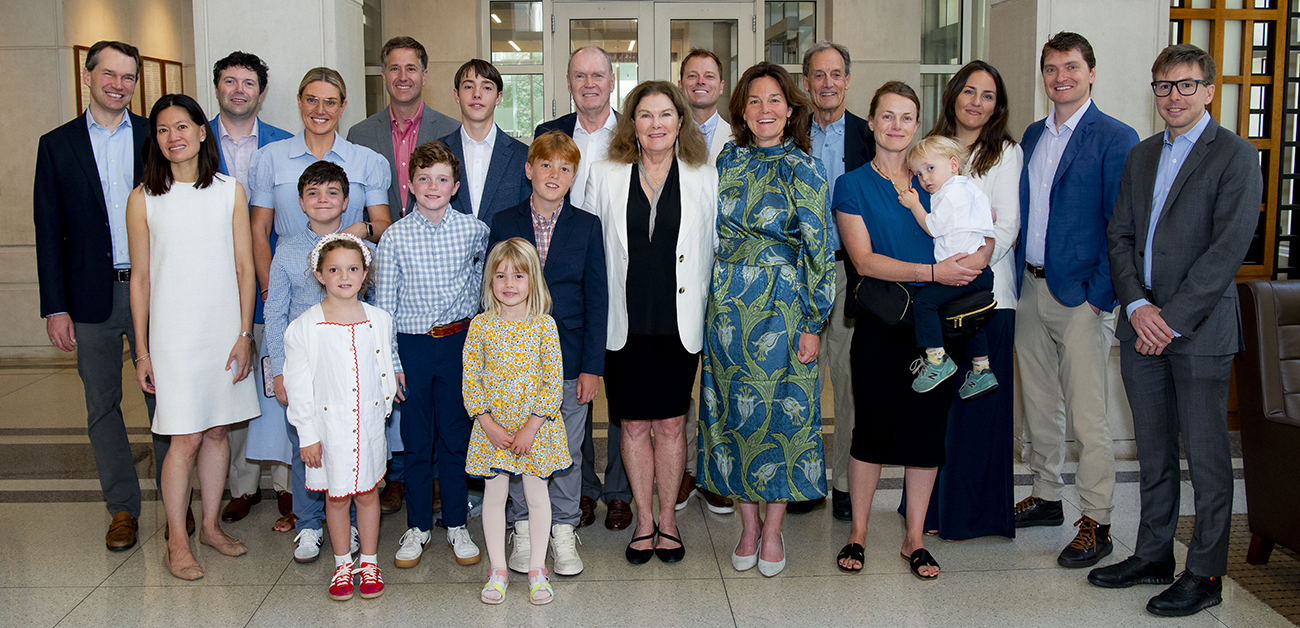 Members of the Uihlein and Piper families at the Kathryn Aring Piper Center dedication