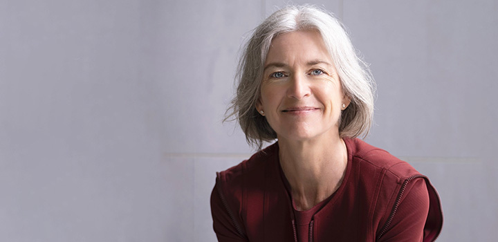 A photo of Jennifer Doudna in her lab
