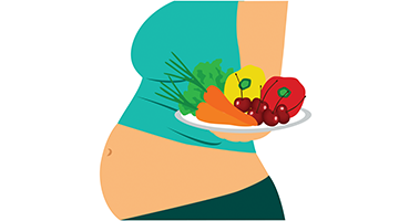 Pregnant illustration