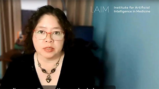 image of Ngan MacDonald with I.AIM logo