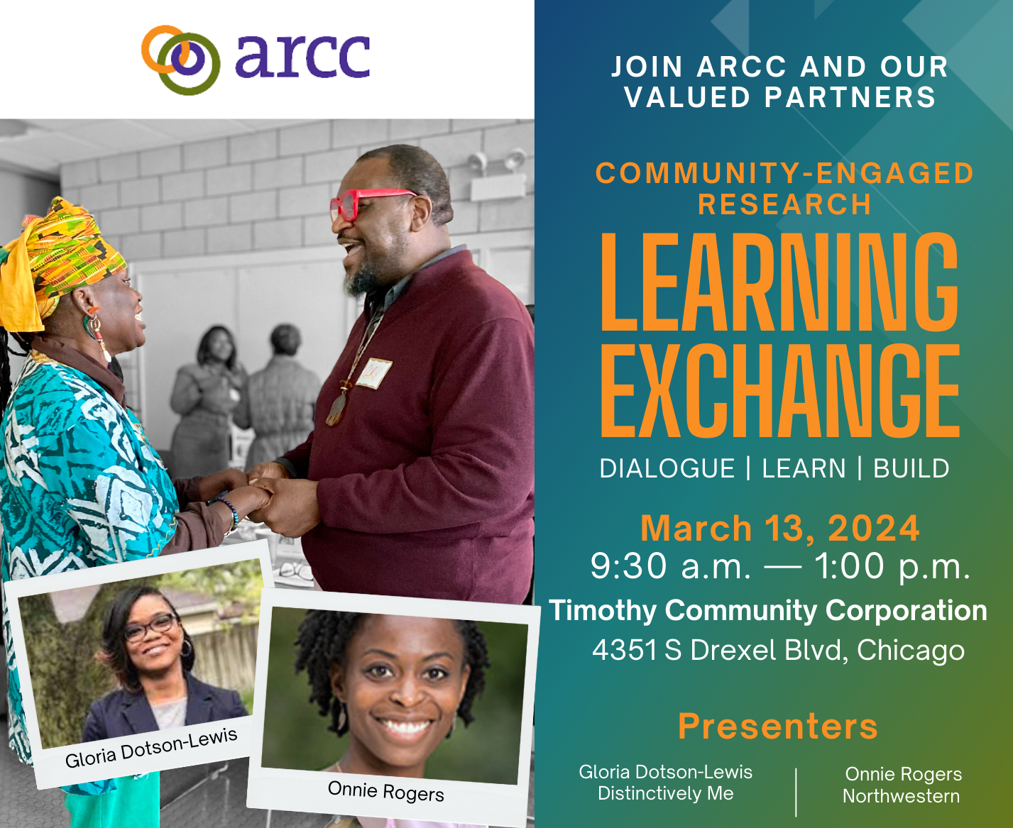ARCC Learning Exchange: March 13