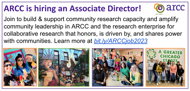 ARCC is hiring an Assciae Direcr!