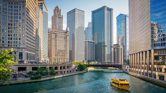 Chicago riverwalk