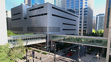 External facade of McGaw Pavilion