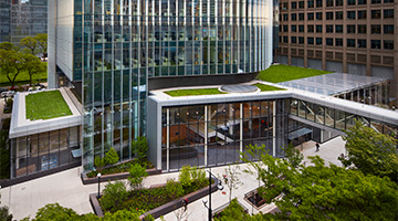 Exterior building facade of SQBRC