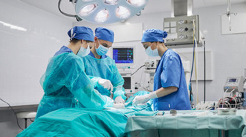 surgeons in an operation