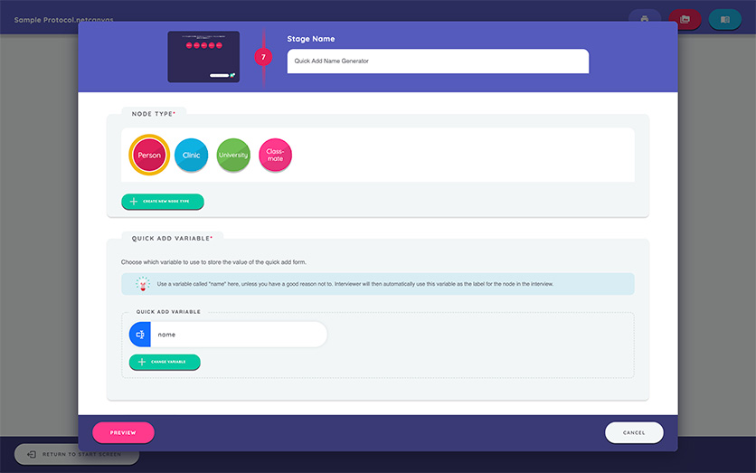 Screenshot of architect