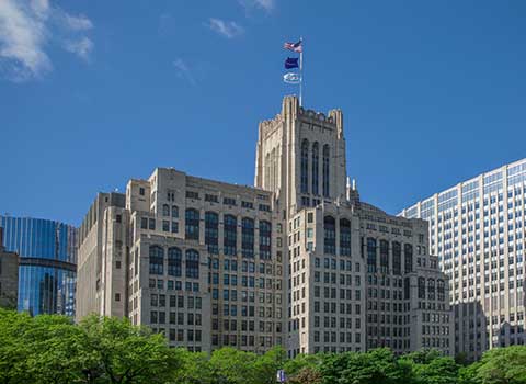 Ward Building on Chicago campus