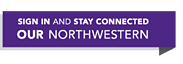 Our Northwestern sign