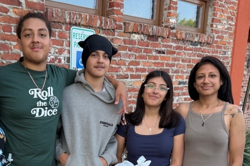 Carla and her kids
