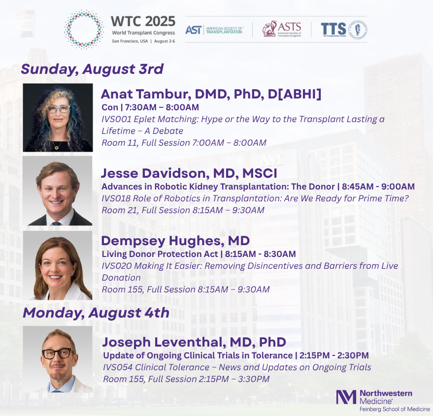 WTC 2025 Invited Presentations